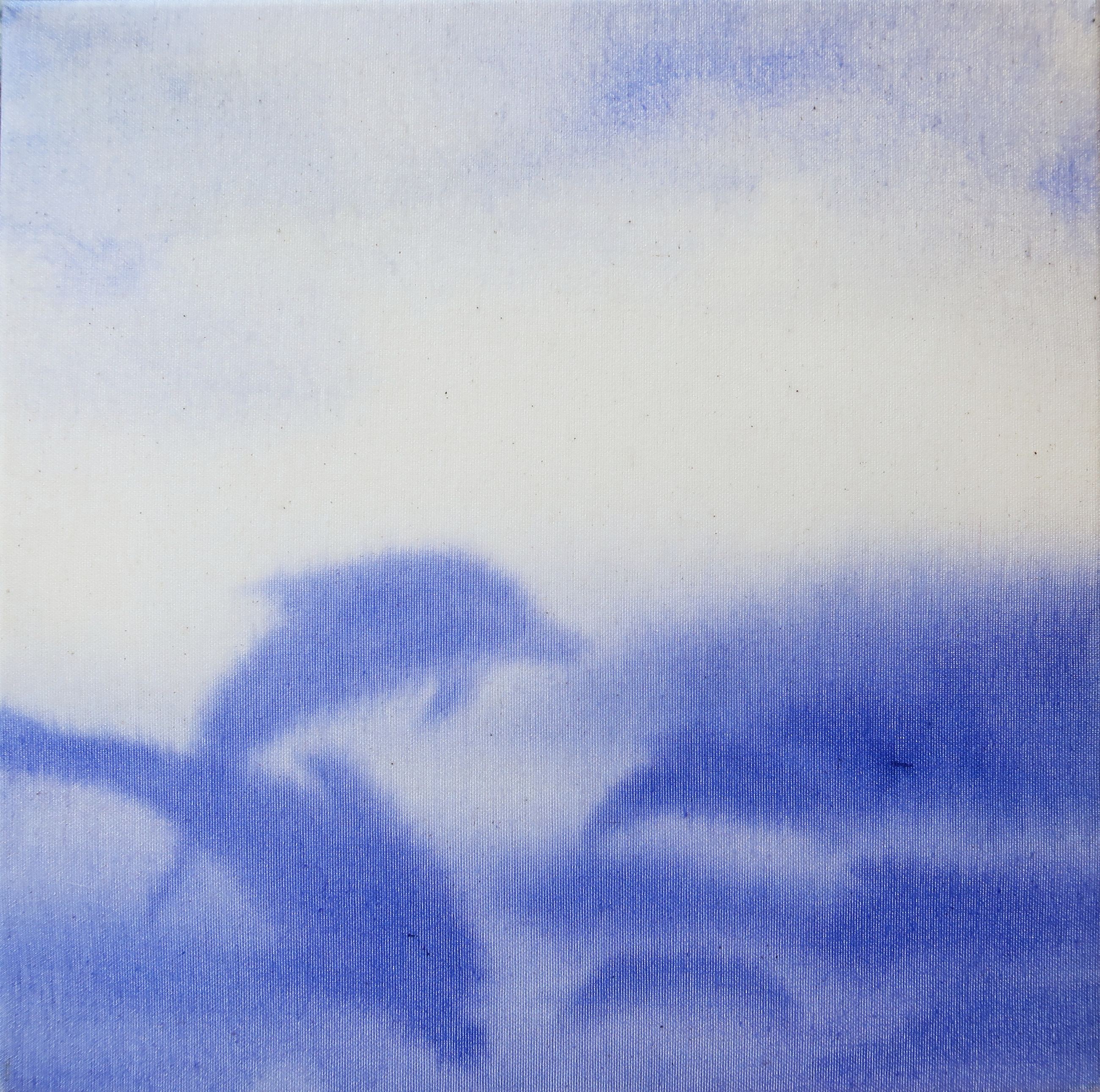 Flow, Acrylic on canvas, 40 × 40 cm
