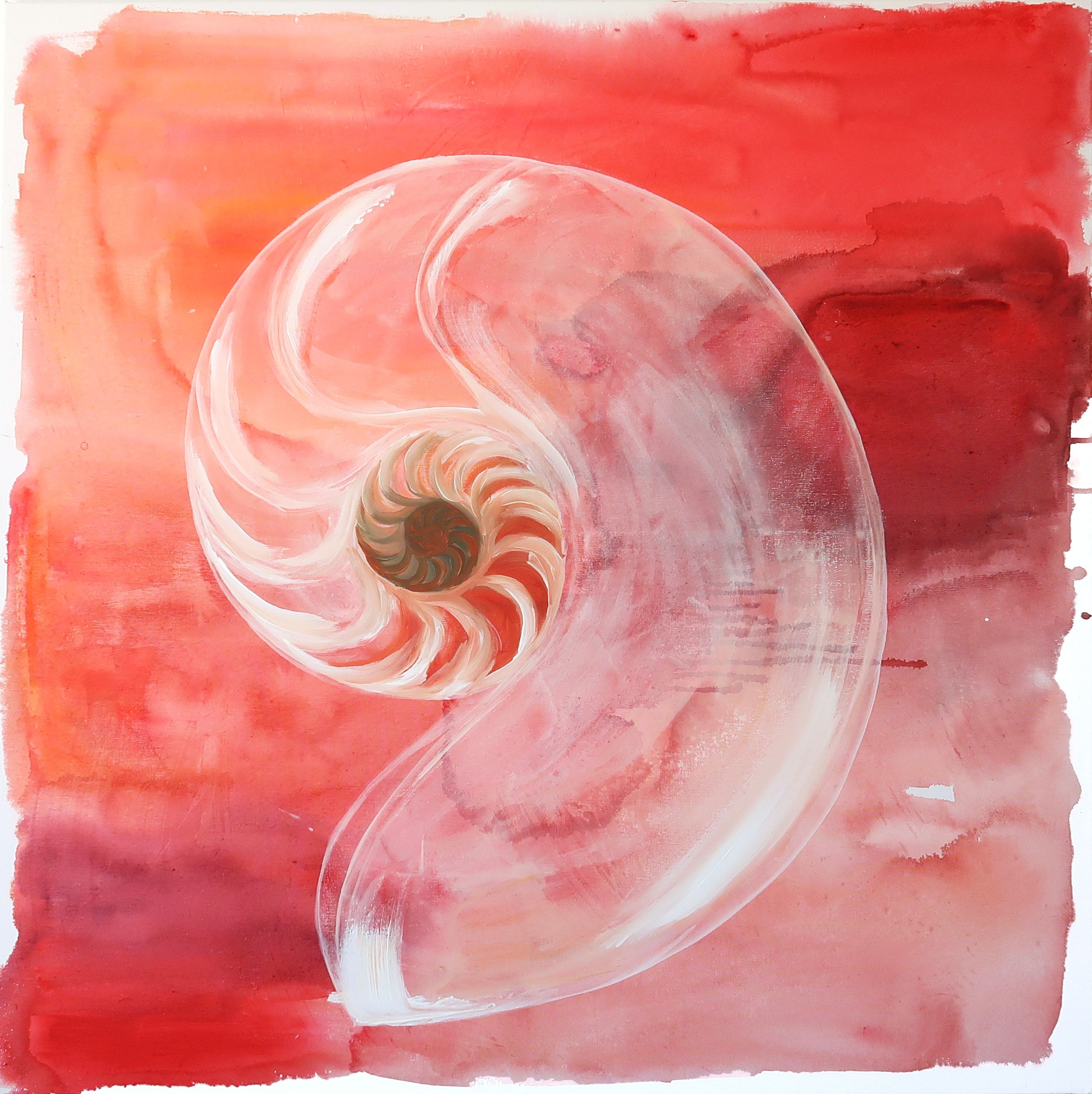 Spiral, Acrylic on canvas, 100 × 100 cm